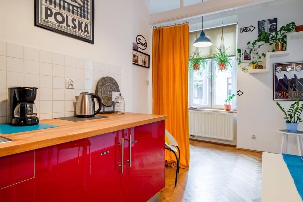 Blue Peace-Apartment With Free Parking In Center For 1-6 People Krasków Exterior foto